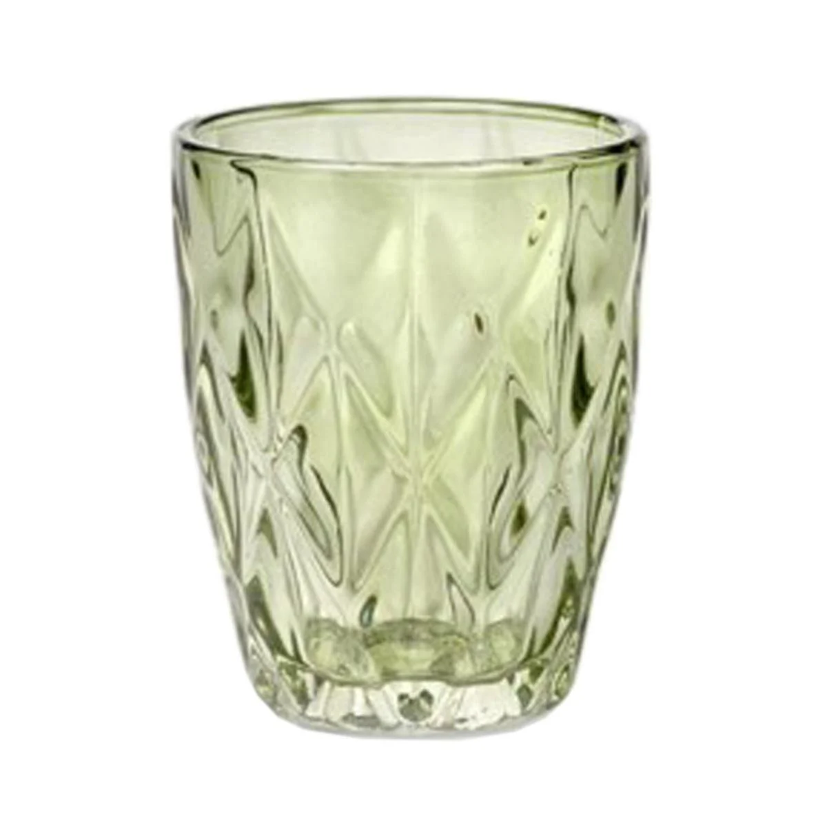 Bicchiere Vetro Singolo Acqua Loira Verde ml.250