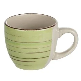Tazzina caffè 90 ml verde, Lipari