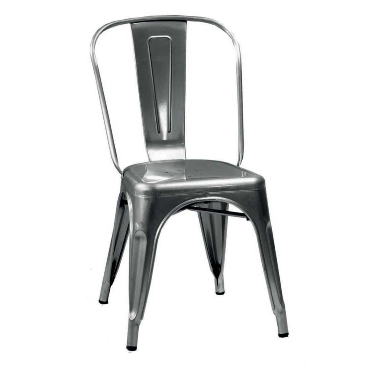 Sedia Bristol Metallo Grigio cm.45x51x85