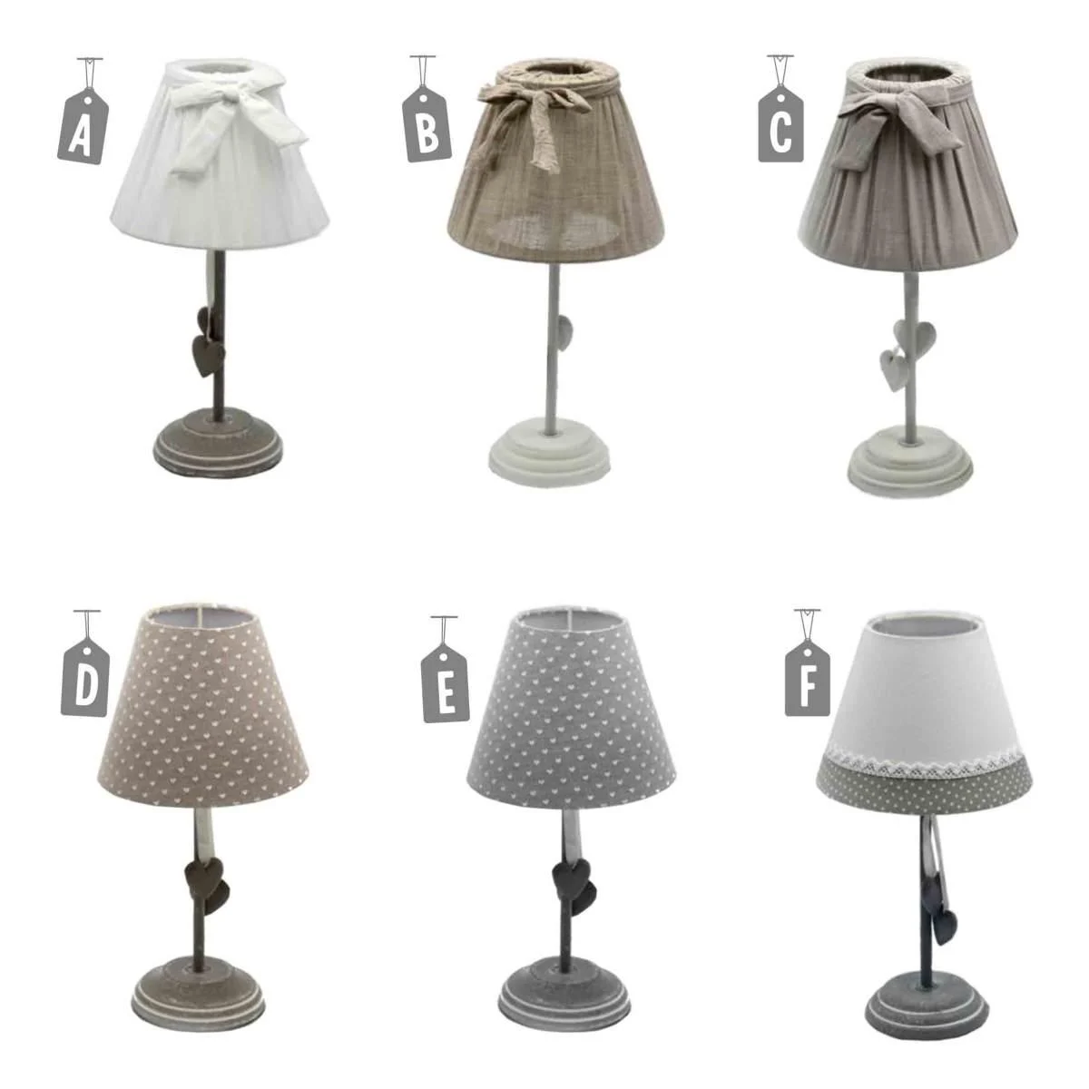Lampada Tavolo Legno cm.35 6 Colori Assortiti