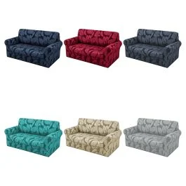 Copridivano 2 posti elasticizzato 126x215 cm, Sibilla