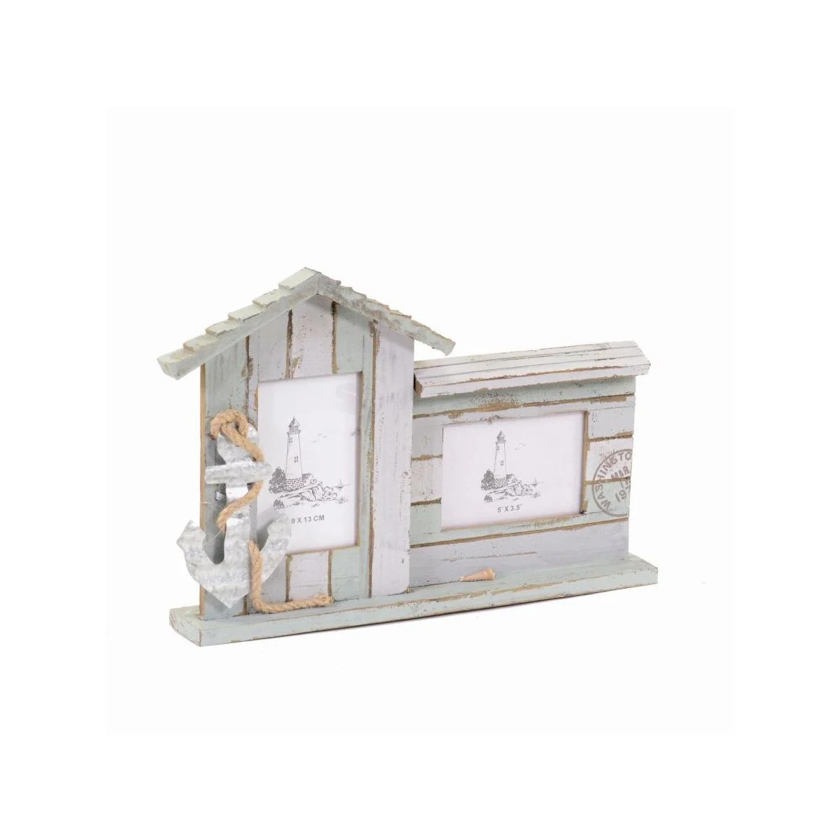 Cornice Multipla 2 Posti Legno Mare cm.36,5x6x25