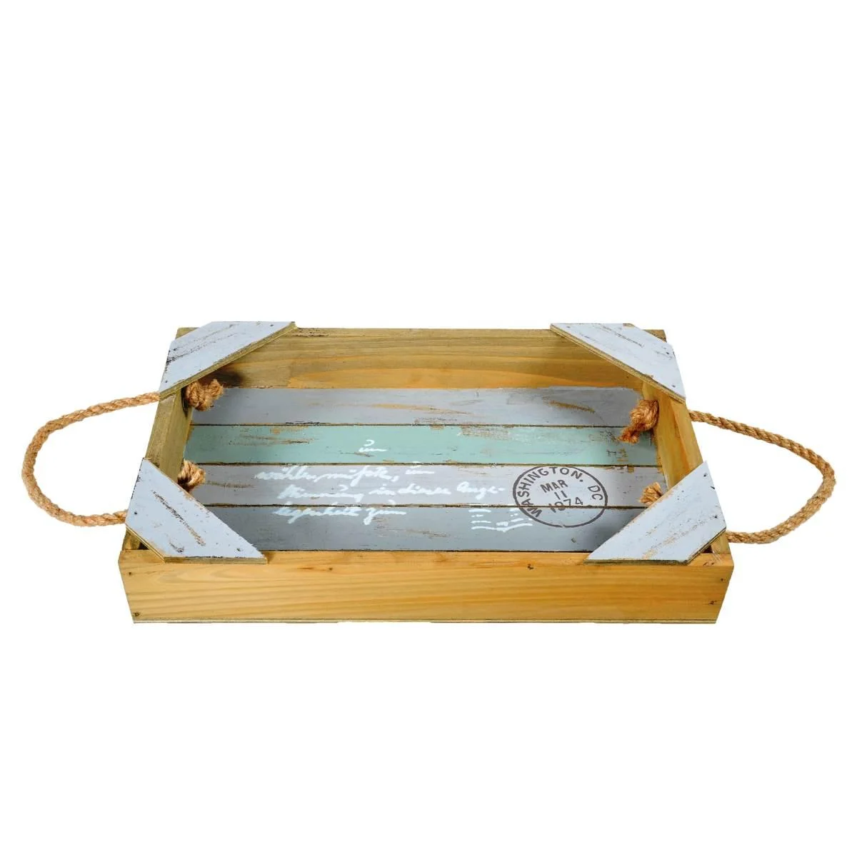 Vassoio Legno Rettangolare Mare cm.30x20x5