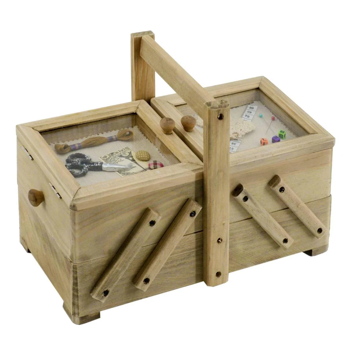 Portalavoro Legno Rosina 2 Cassetti cm.33x16h22