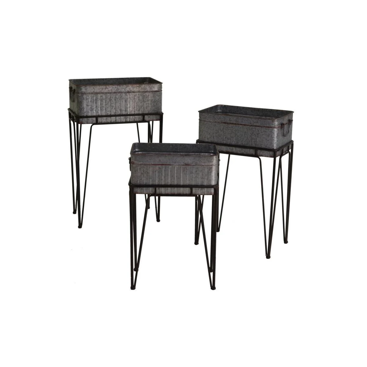 Portavaso Metallo con Stand cm.43x27,5x67,5
