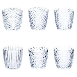 Set 6 bicchieri 380 ml, Geometrie Clear