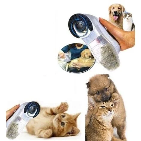 ASPIRATORE PELI ELETTRICO CANE GATTO ELIMINA ASPIRA PELO IN ECCESSO SHED PAL