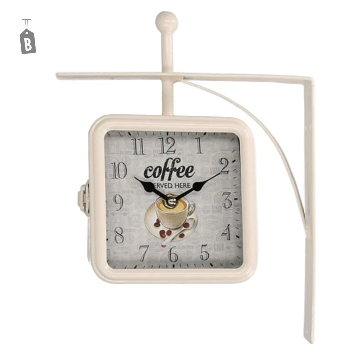 Orologio a Parete Bifacciale cm.15x15