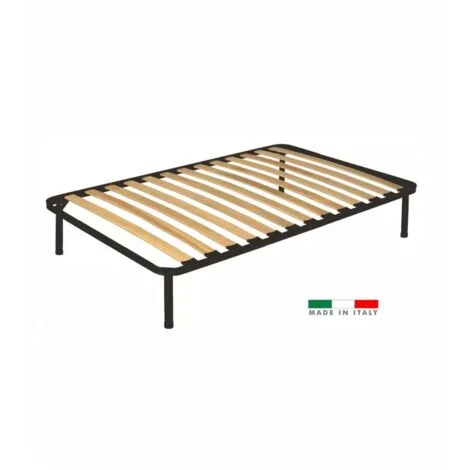 rete una piazza e mezza con 13 doghe in legno di betulla, 120x190 cm