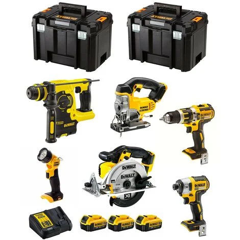 Dewaltkit dck699m3t (dcd795 + dcs391 + dcs331 + dcf887 + dch253 + dcl040 + 3 x 4,0 ah + dcb115 + 2 x tstak vi) 5035048636718
