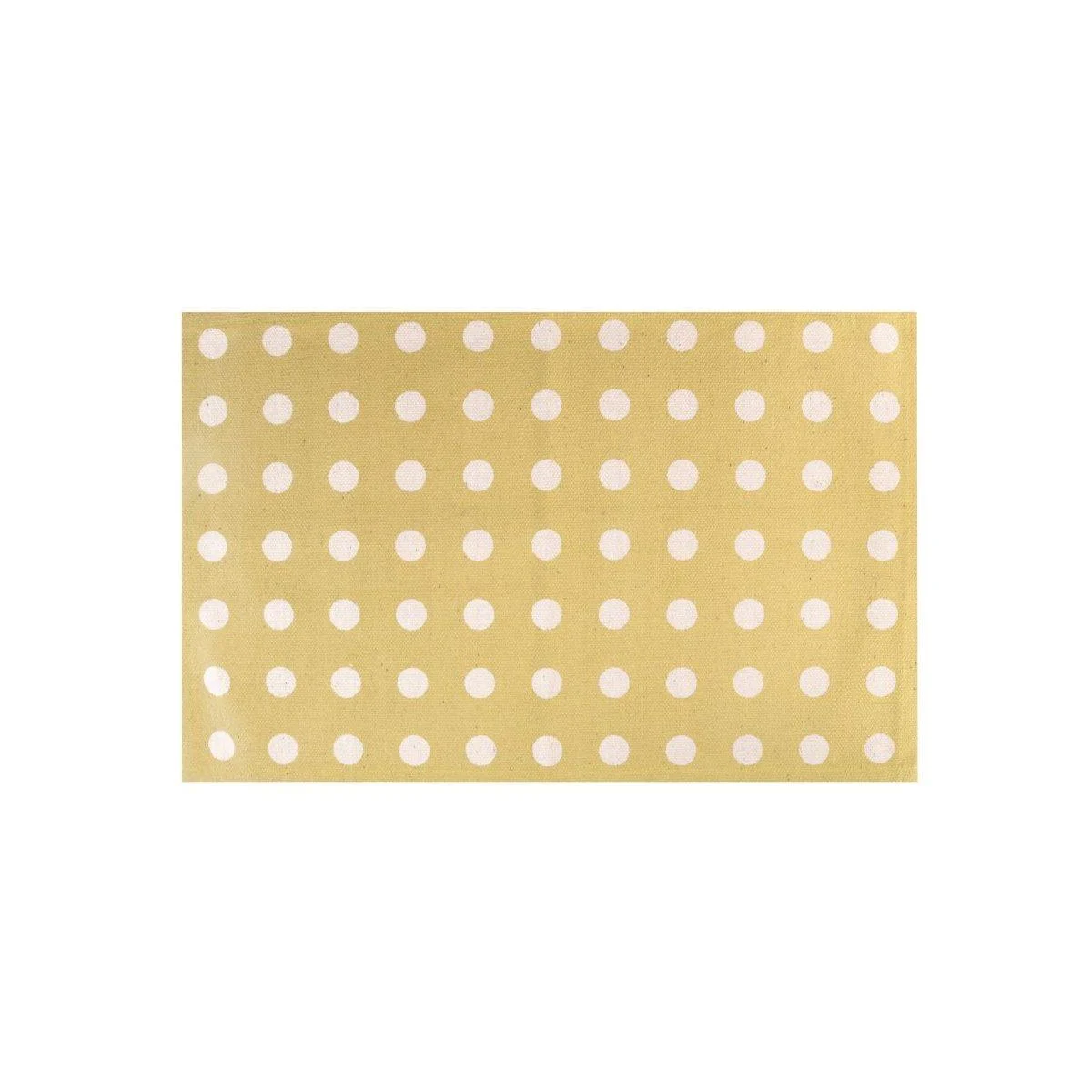 Tappeto cm.50x80 Giallo Lime a Pois