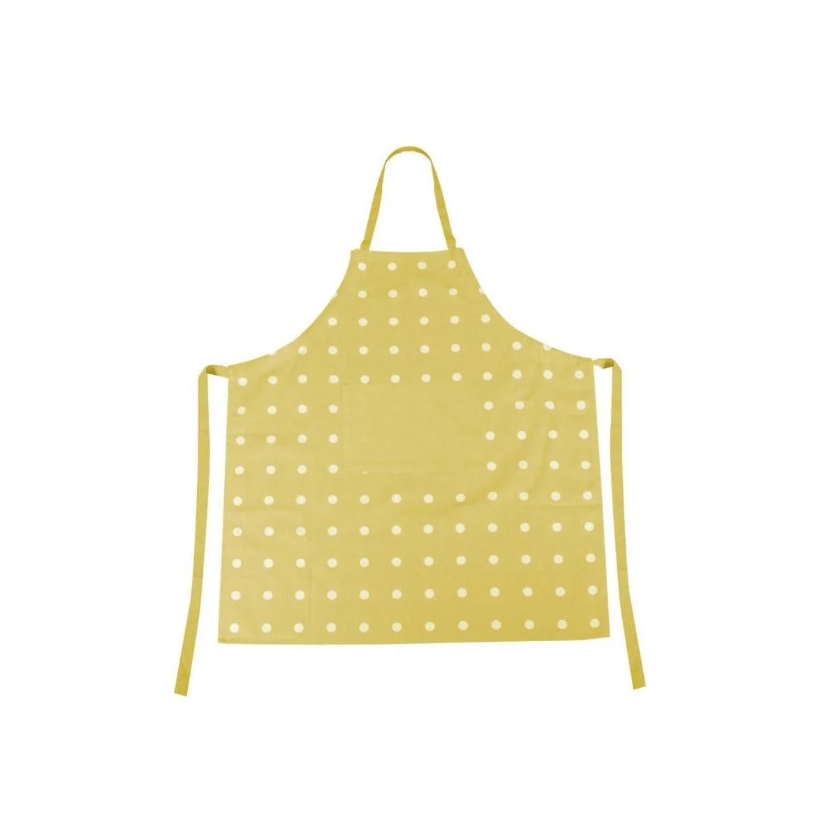 Grembiule Unicoeraro Giallo Lime Pois cm.80x90