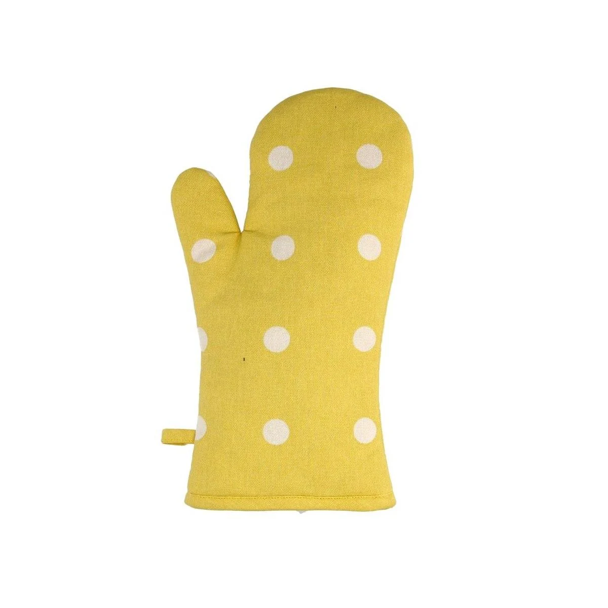 Guanto Cucina Unicoeraro Pois Giallo cm.18x32
