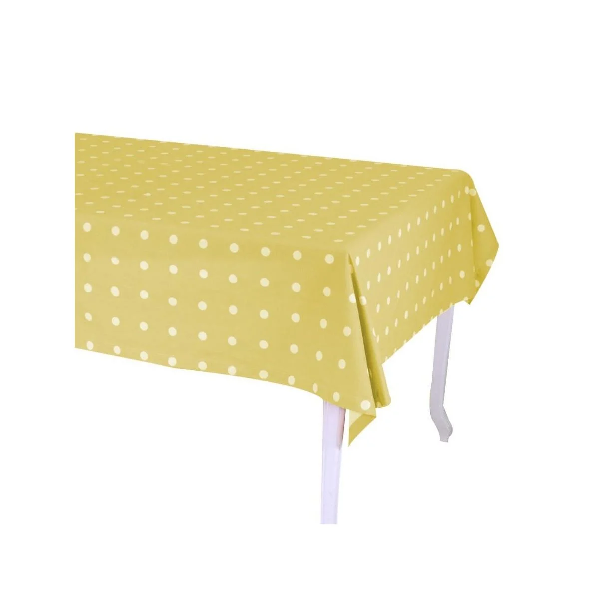 Tovaglia cm.140x240 Pop Pois Lime Rettangolare