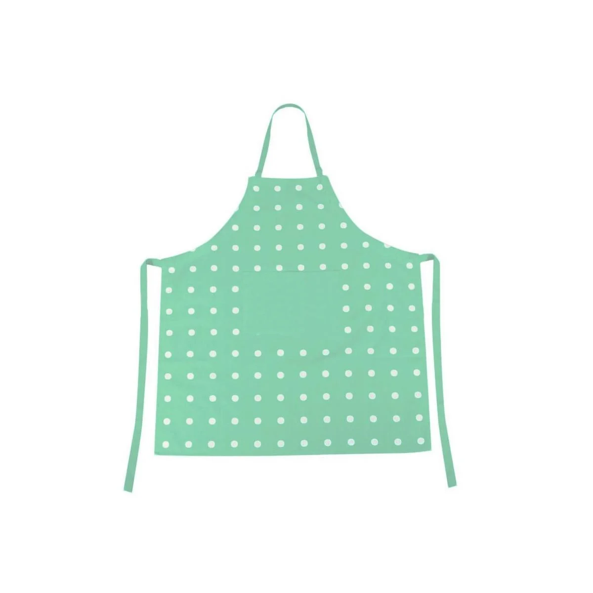 Grembiule Unicoeraro Verde a Pois cm.80x90