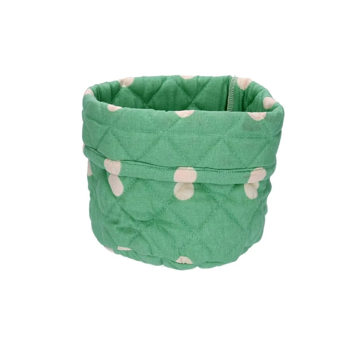 Portapane Unicoeraro Pois Verde cm.16x18