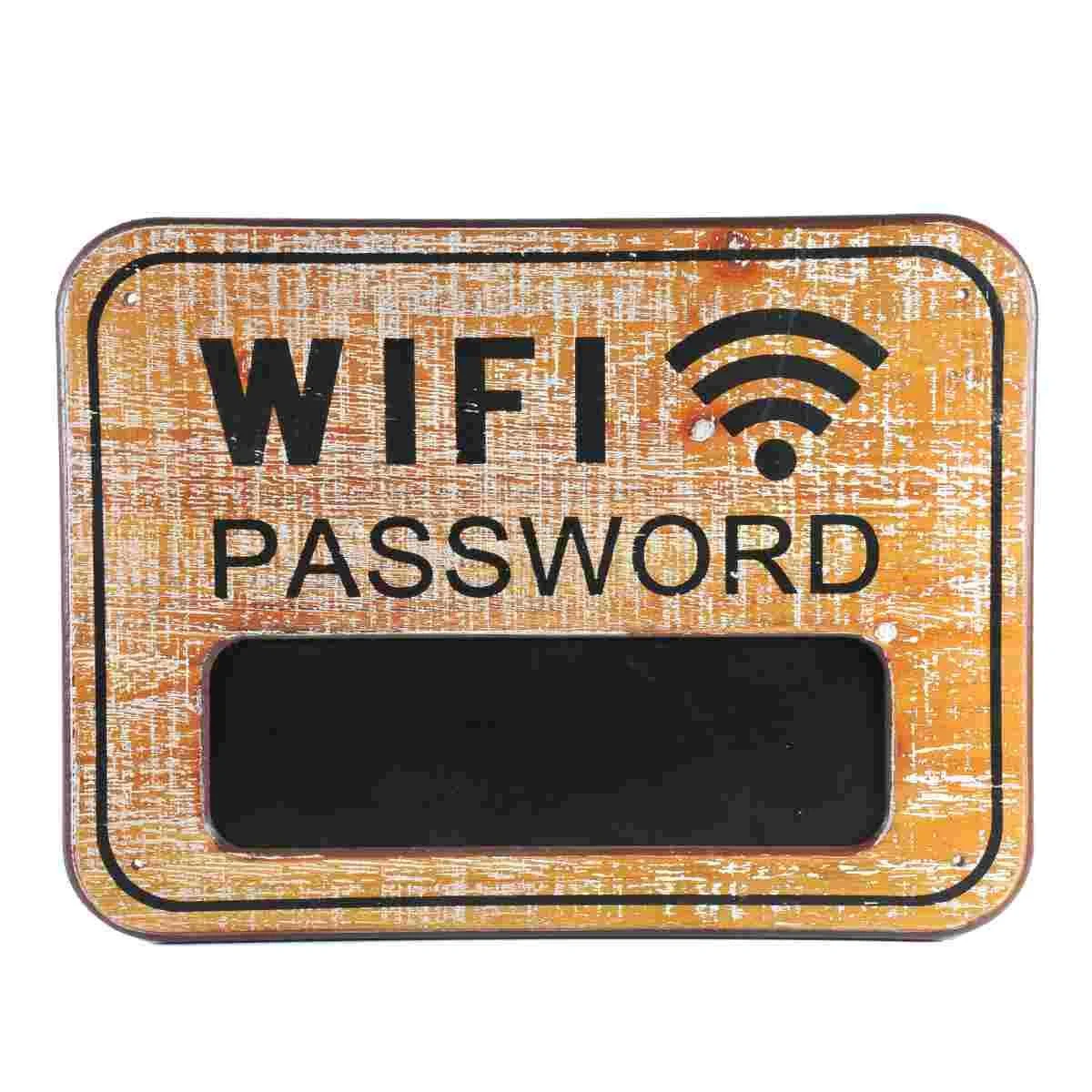 Targa Natalizia Legno Wi-Fi con Lavagna cm.39x29