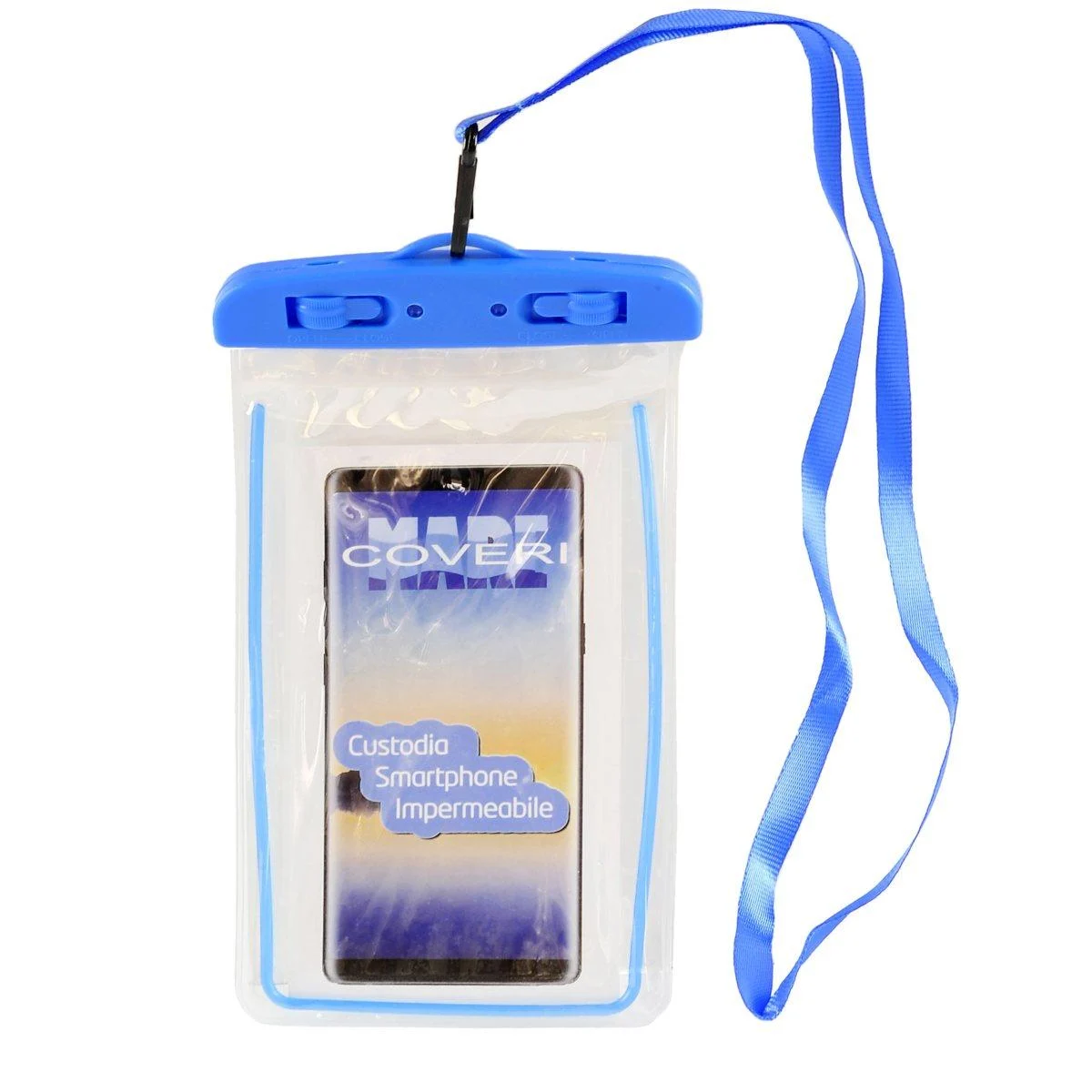 Porta Cellulare Impermeabile Blu cm.10x20