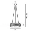 FOSCARINI LAMPADA DA SOSPENSIONE CABOCHE LED