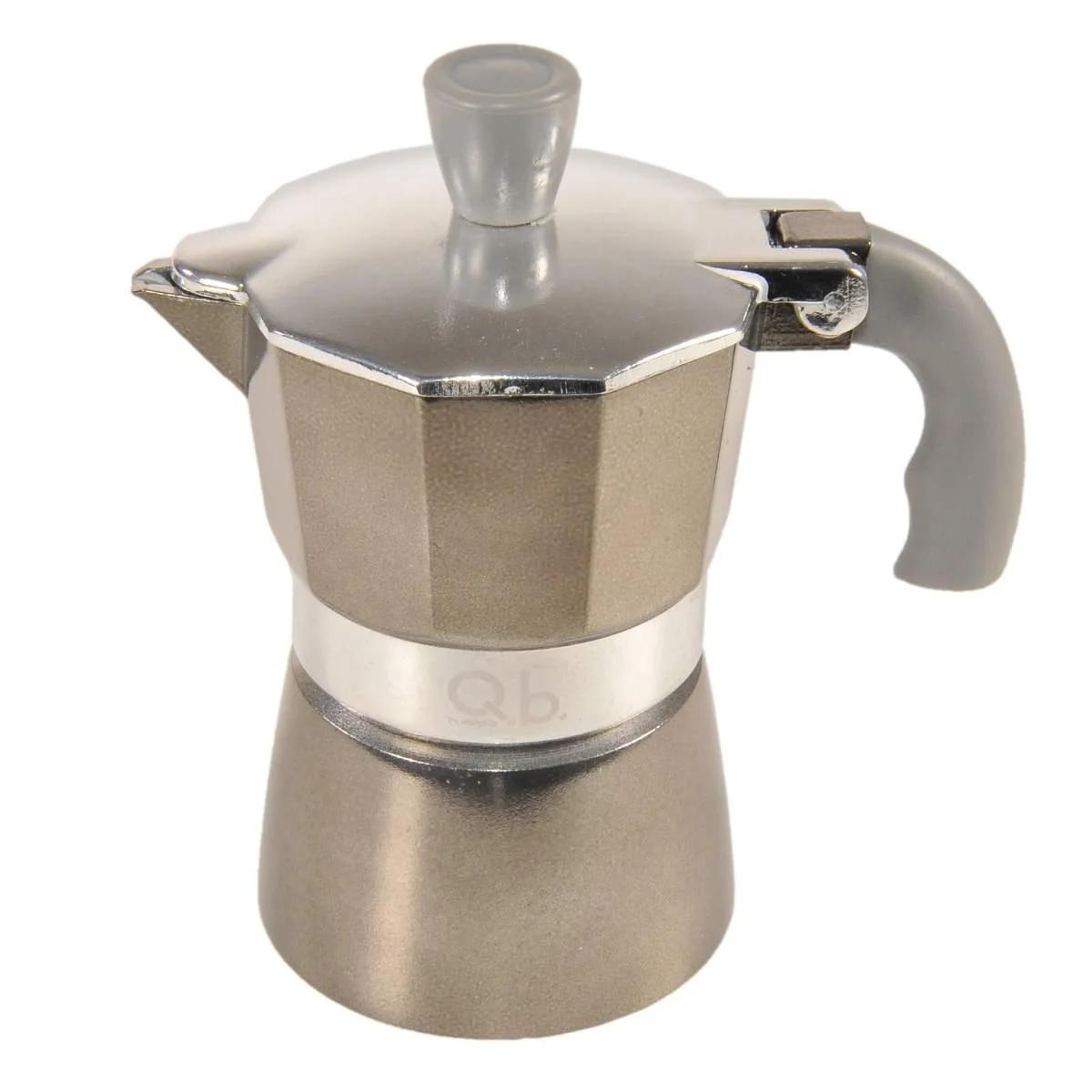Caffettiera Moka Mopita 1 Tazze Grigio Fluo