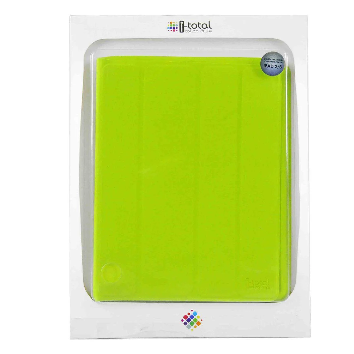 Cover IPAD 2 3 Tessuto Eco Pelle Verde