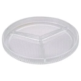 Piattino 3 scomparti in vetro ø 20 cm, Imperial