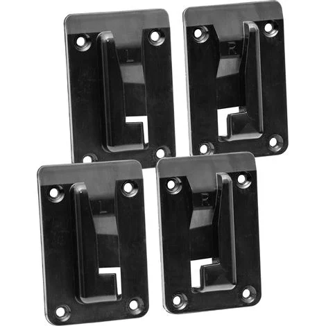 QBRICK ONE Set di adattatori per organizer per scatole, staffe a parete, 4 pezzi.