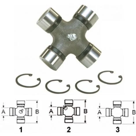 CROCIERA CARDANICA 30.2x80 PER ALBERO DI TRASMISSIONE BY-PY (20121)