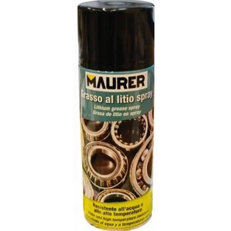 Grasso al Litio Spray MAURER PLUS 400ml Lubrificante Multiuso Idrorepellente