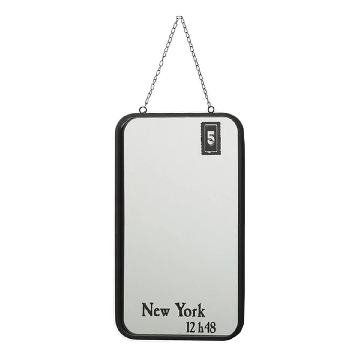 Specchio da Muro Rettangolare con Cornice New York cm.58x34xh2