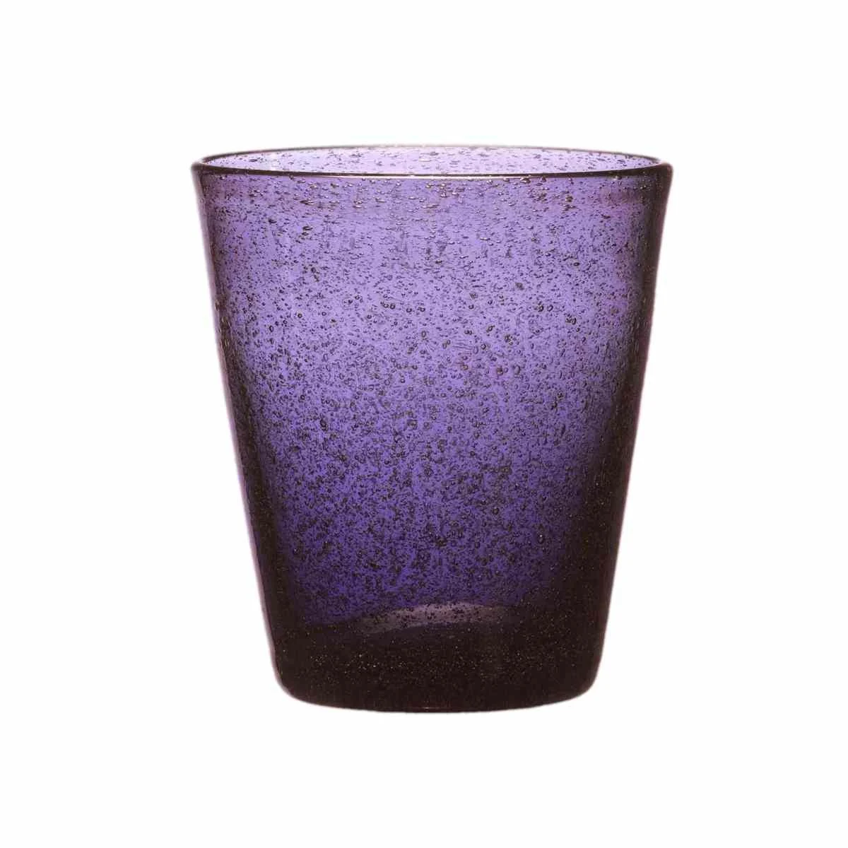 Bicchiere Vetro Singolo Acqua Surf Viola ml.300