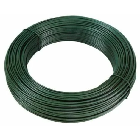 FILO FERRO ZINCATO PLASTIFICATO LEGATURE RETE RECINZIONI D MM 1,3X23 MT (18906)