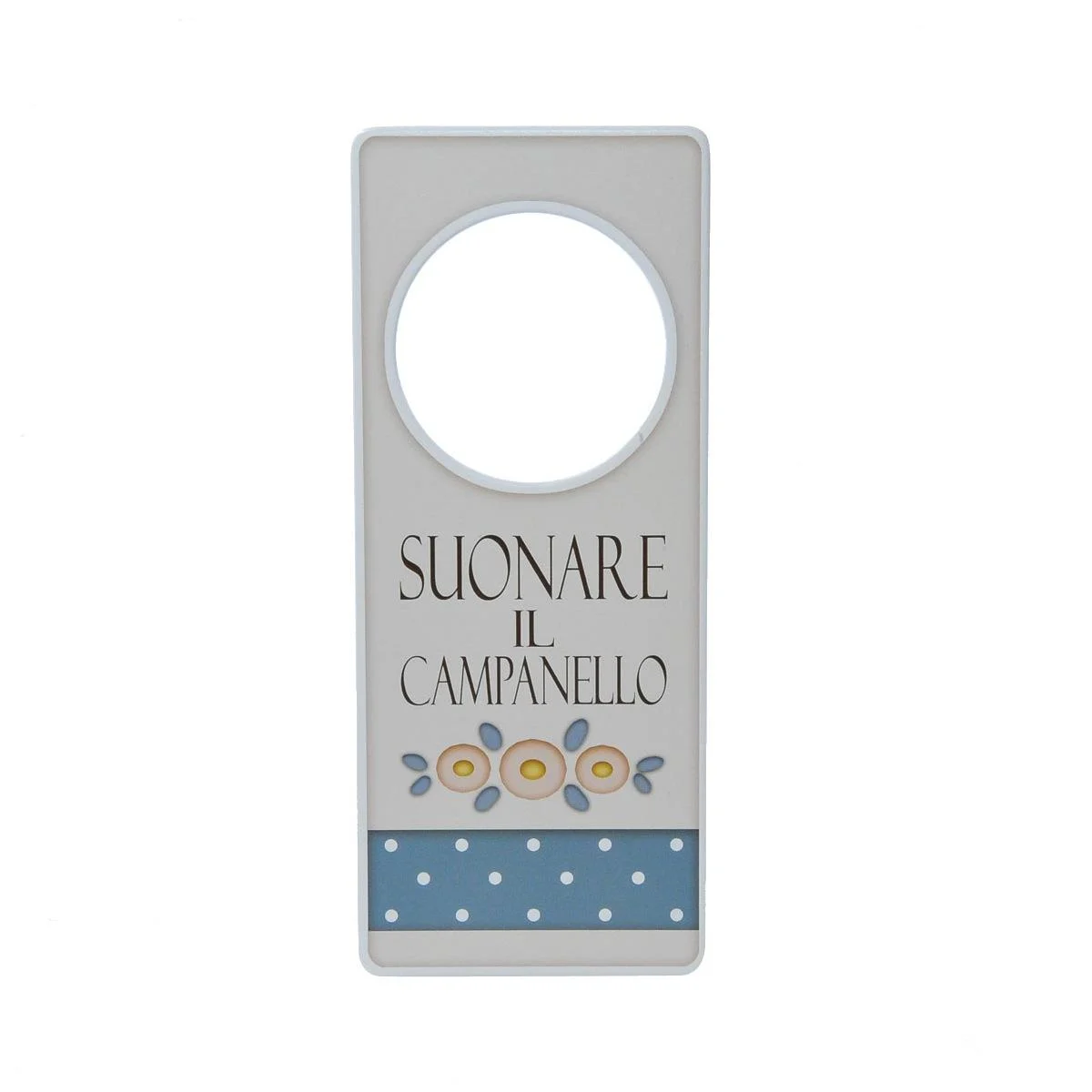 Appendino Porta Legno con Frase cm.8,5x20