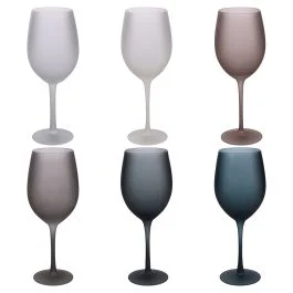 Set 6 calici 650 ml frosted, Happy Hour Stones