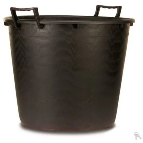 MASTELLO LT 32 + MANICI NERO VASO SECCHIO EDILIZIA GIARDINO FERR 243049