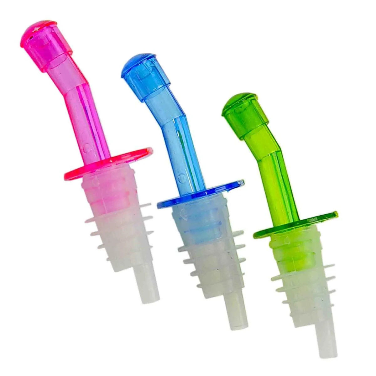 Tappo Bottiglia Dosatore PVC 3 Colori Set pz.3