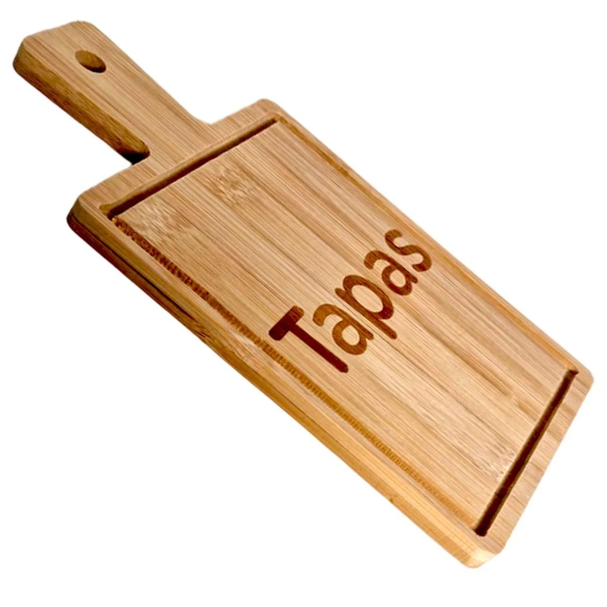 Tagliere Legno Tapas con Manico cm.11xh19,5