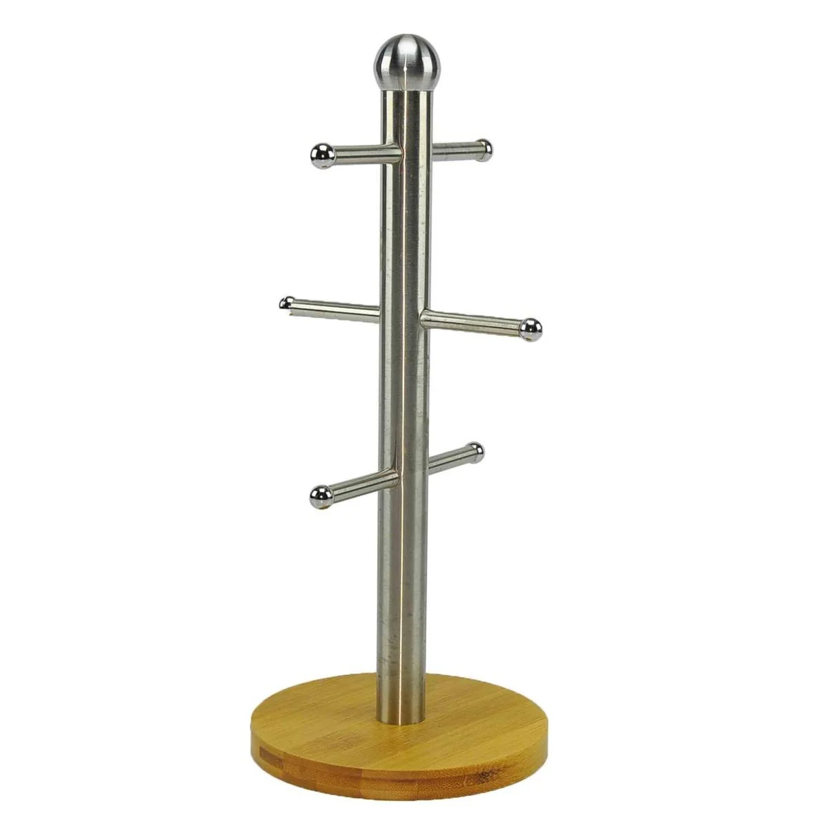 Supporto Tazzine Inox Legno