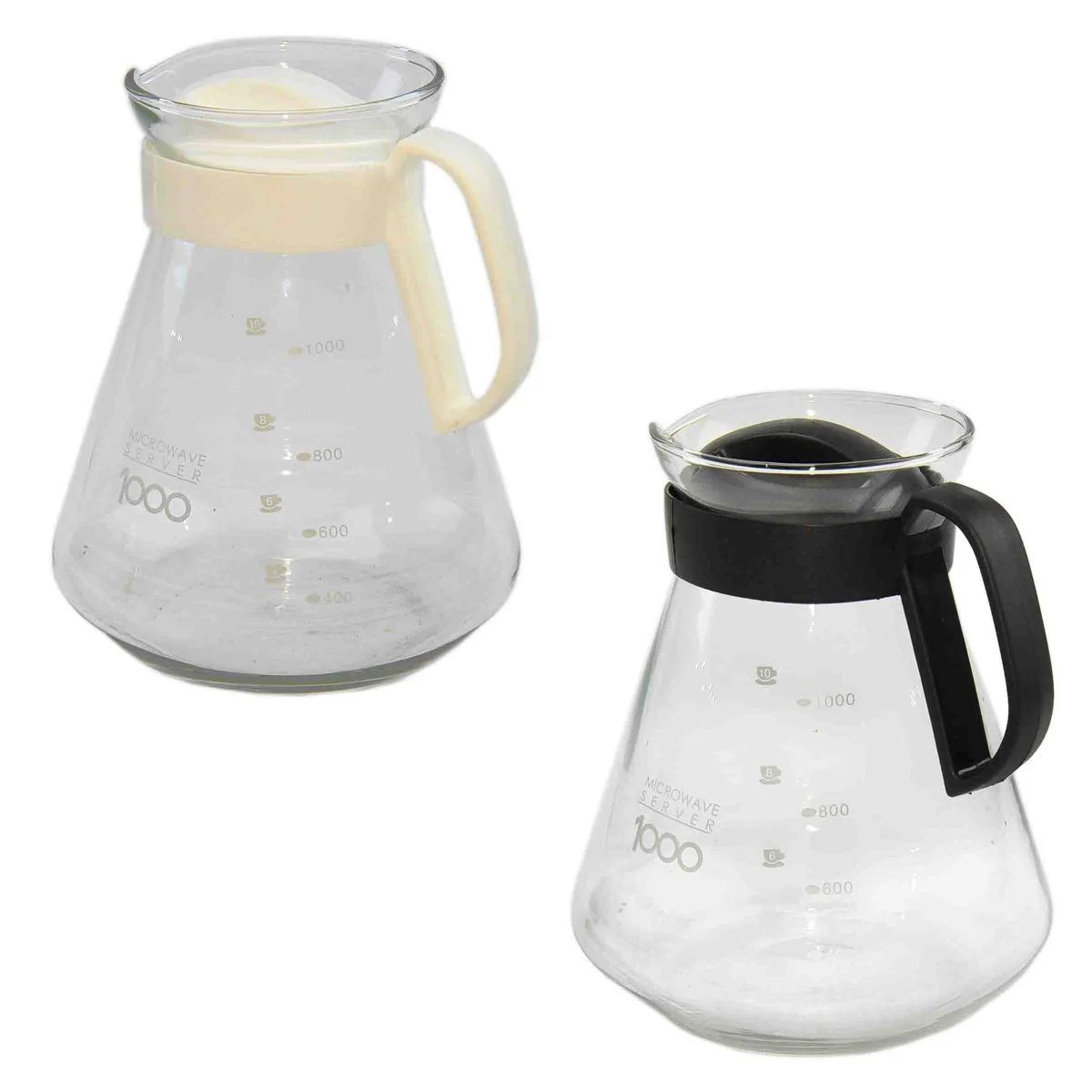 Caraffa Vetro con Manico Cop. Lt.1 2 Colori