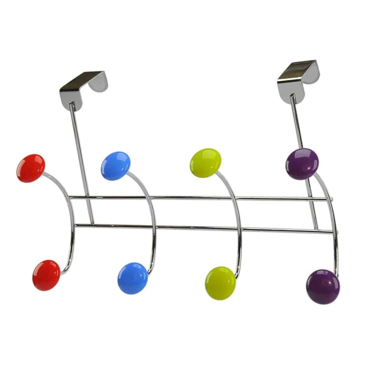 Appendi Abiti Metallo 8 Posti con Ganci cm.33x22