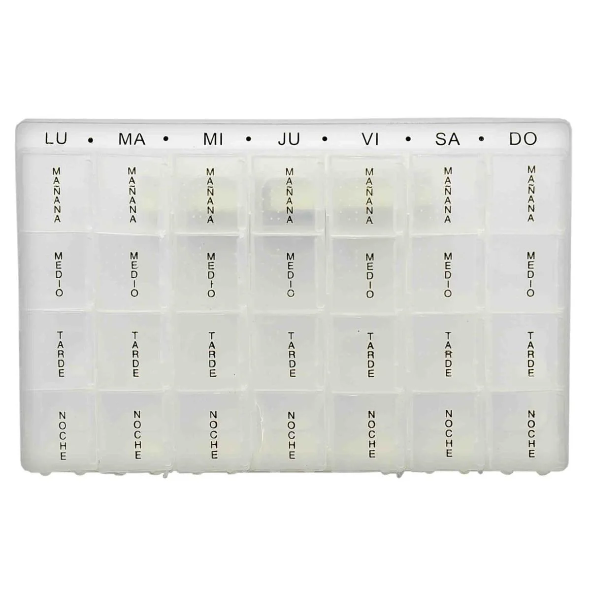 Scatola PVC Porta Pastiglie cm.17x11xh2,5 28p