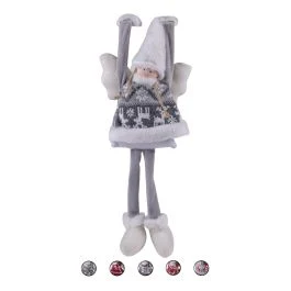Bambolina con ali appendibile in tessuto h. 50 cm, Santa's House