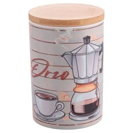 Barattolo orzo in ceramica 750 ml, Coffee Time