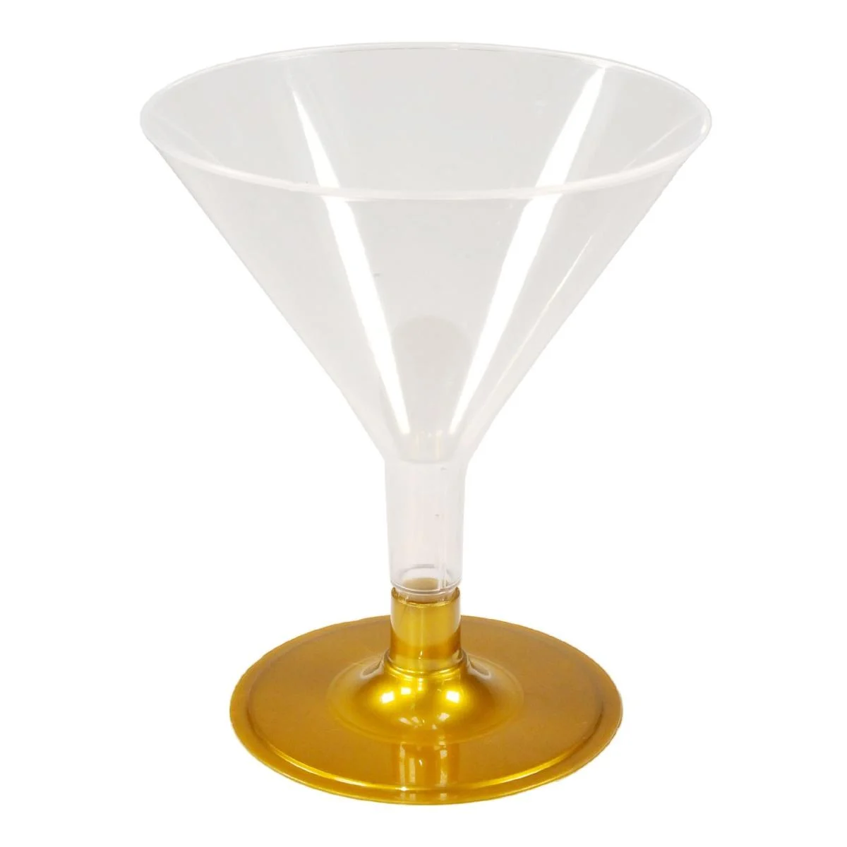 Bicchiere natalizi cocktail crystal oro 6 pz