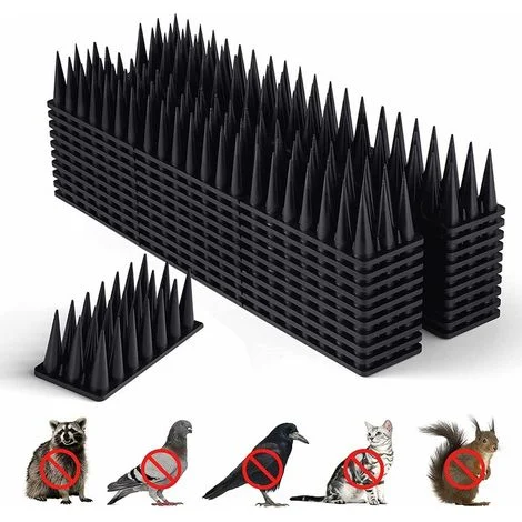 [NON UTILIZZATO] Dissuasori per Piccioni Plastica, 5.7 Metri Anti Piccioni Scaccia Piccioni, per Balcone Terrazza Finestra - Repellente per Uccelli da Esterno, Spuntoni per Piccioni Dispositivo（20 Pez