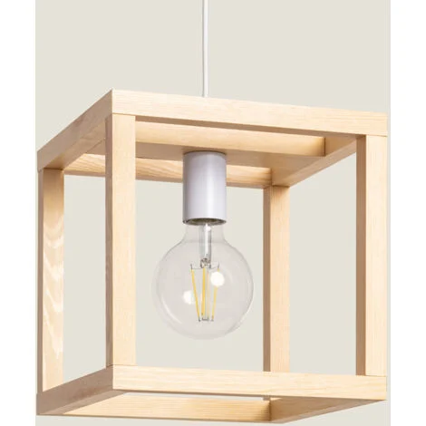 Lampada a Sospensione Legno CobaNaturale