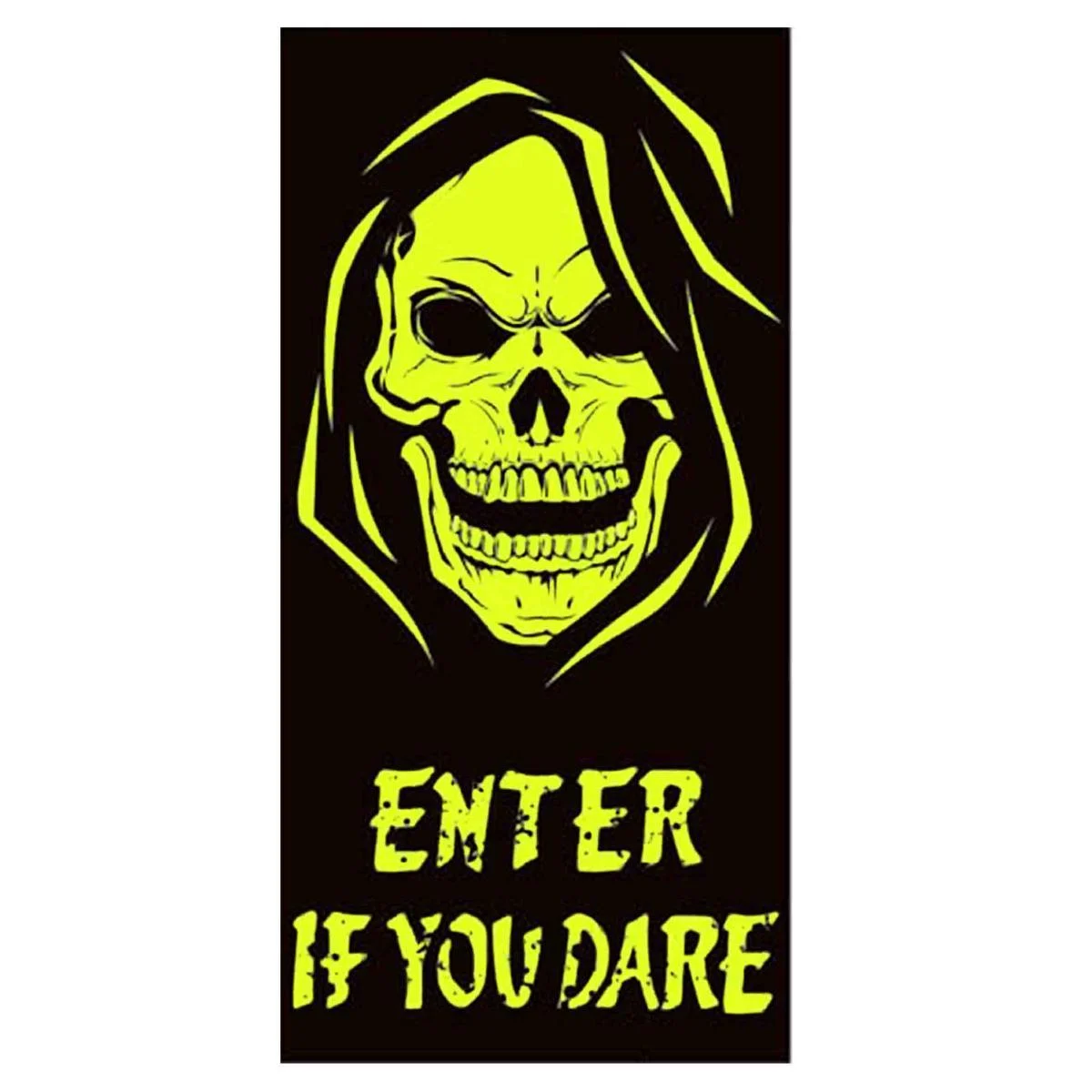 Teschio fluo per porta