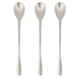 Set 3 cucchiai bibita in acciaio inox 18/10, Segno