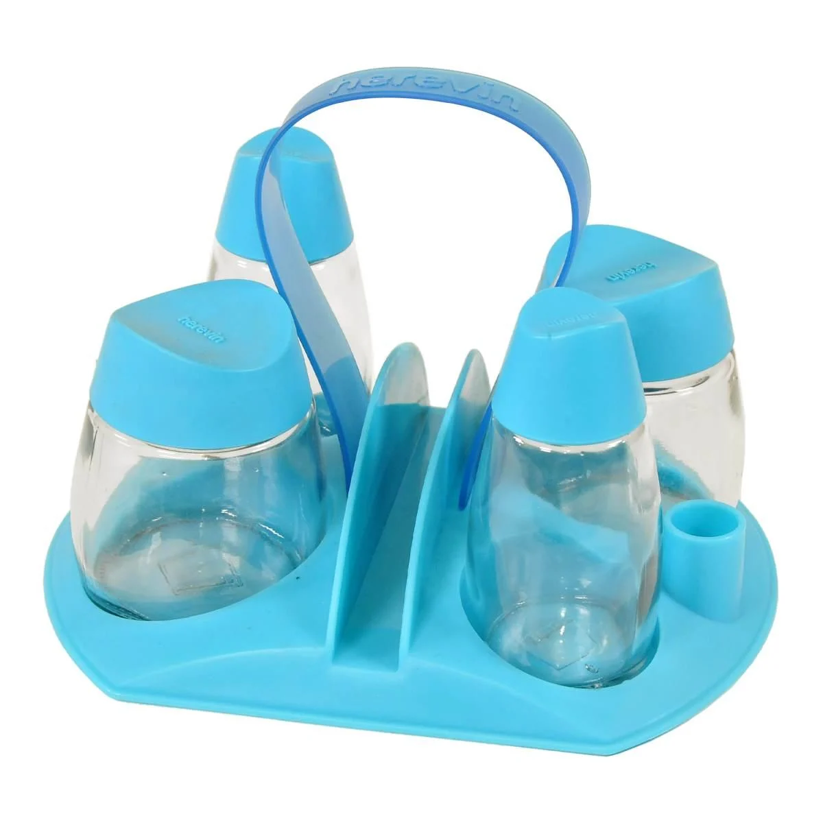 Menage Porta Spezie Herevin Azzurro Set pz.4
