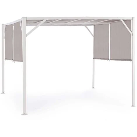 Telo di Ricambio per Gazebo Slide 3x3 Metri Colore Grigio